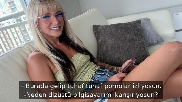 Uykulu Haldeyken Sikilmek İsteyen Üvey Kız Kardeşinin İtiraflarına Anında Karşılık Veriyor