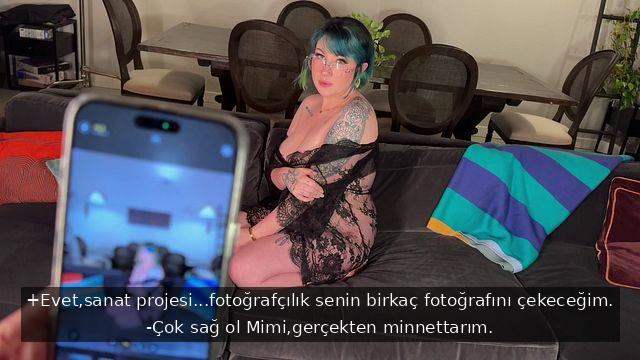 Sanat Projesi İçin Seksi Pozlar Veren Sürtüğün Yolu Sikişerek Açılıyor